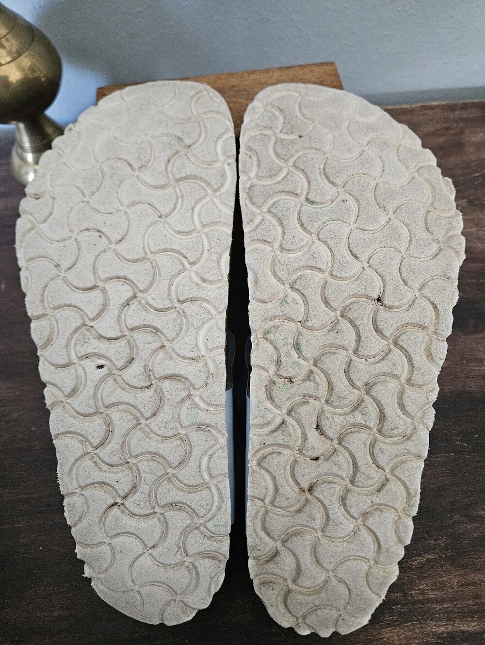 BIRKENSTOCK Gizeh Thong Sandals Dove Blue Color Size 37. - Picture 13 of 13